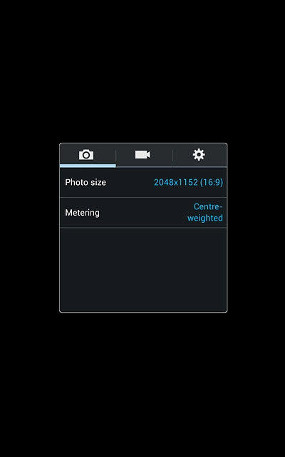 Press the camera icon.