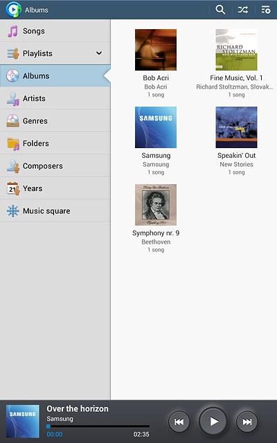 Press the new playlist icon.