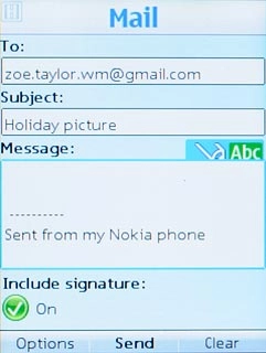 Highlight the text input field and write the required text.