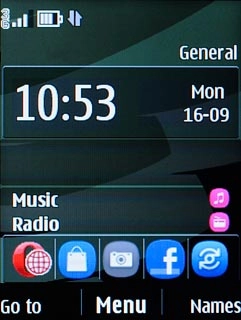 When the vertical lines in the battery icon are moving, charging is in progress.