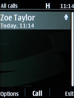 Highlight the required call and press Connect.