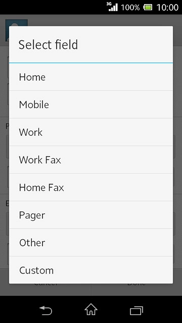 Press the required number type.