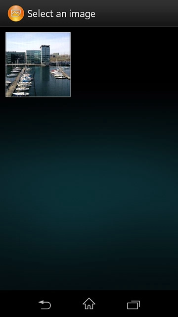 Press the required picture.