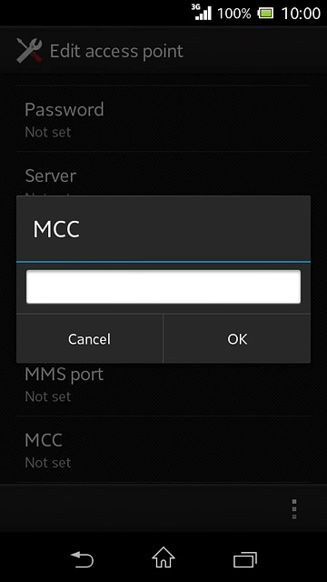 Key in 505 and press OK.