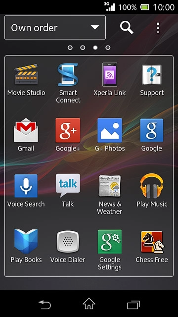 Press the app you've just installed.Follow the instructions on the display to use the app.