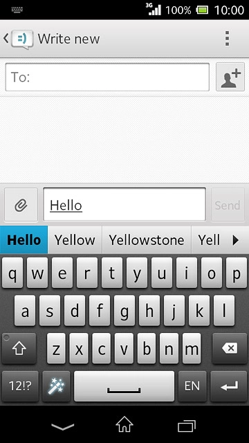 Press arrow right to see more words.