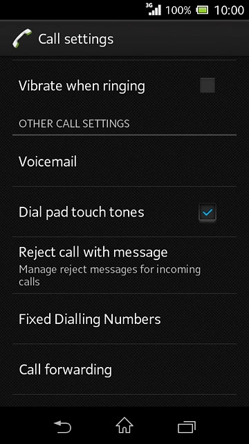 Press Call forwarding.