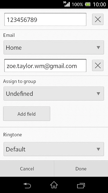 Press the drop down list below 