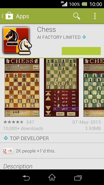 To buy an app:Press the price.