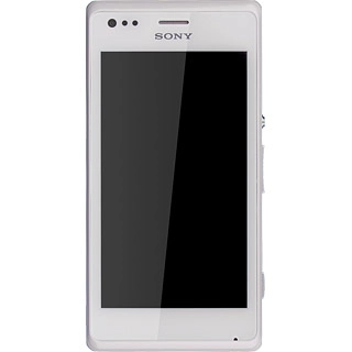 Point the camera lens at the front of your phone at the required object to take a picture or record a video clip.