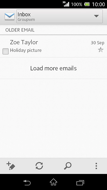 Press the home icon to return to the home screen.