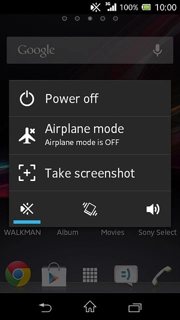 To turn off silent mode:Press the sound icon.