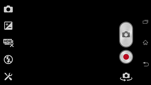 Press the scene mode icon.