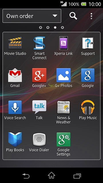 Press Google Settings.