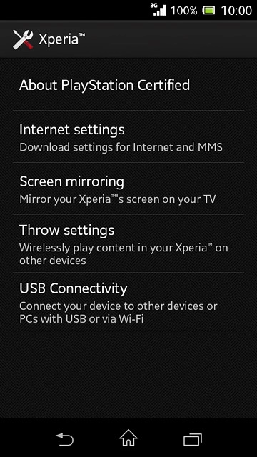 Press USB Connectivity.