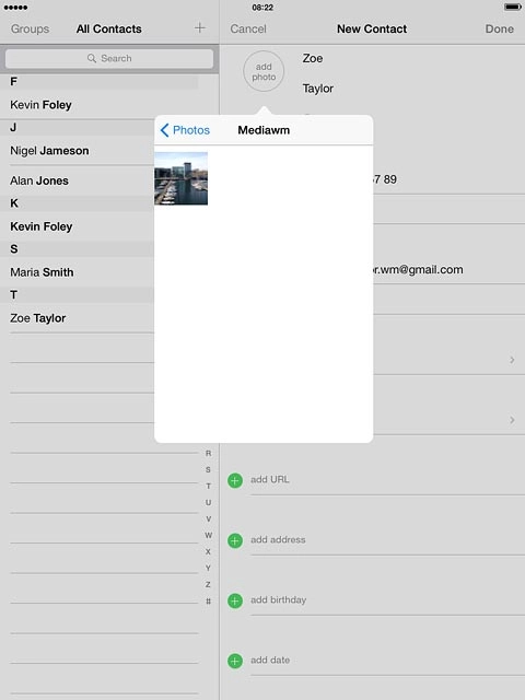 Go to the required folder.Press the required picture.