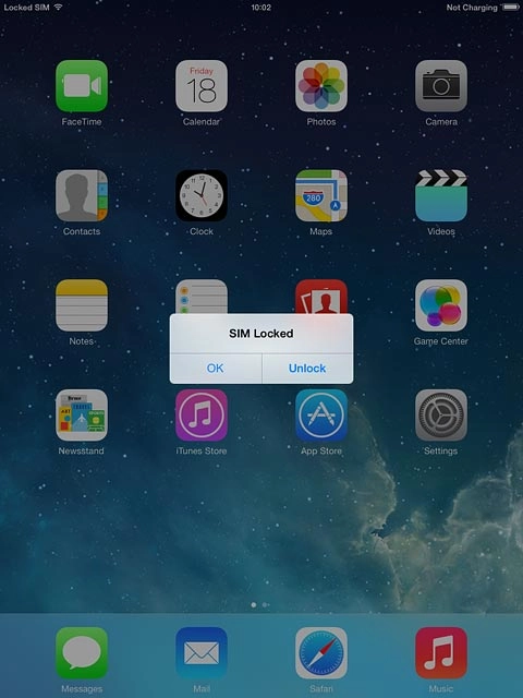 Slide your finger right on the display.Press Unlock.