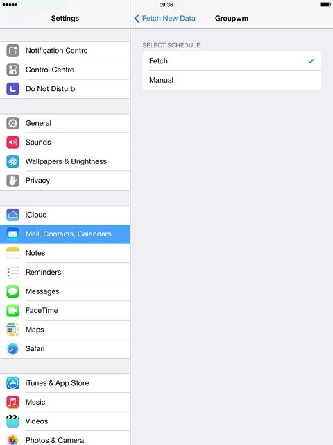 Press Fetch New Data.