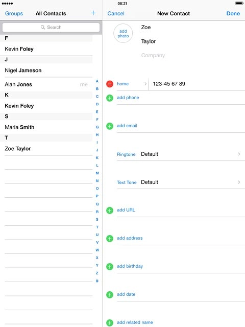 Press add email and key in the required email address.