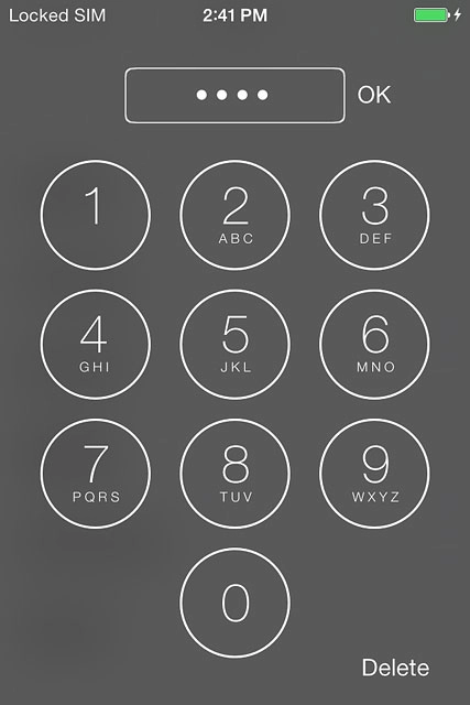 Key in your PIN and press OK.If your phone rejects the SIM:Contact the distributor or service provider where you bought your phone.