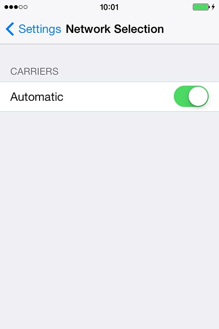 Press Settings to save the setting.