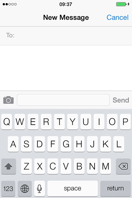 Press the letters to key in the required word.A number of words based on the letters you've keyed in are displayed.