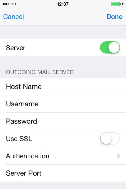 Key in 25 and press Done.