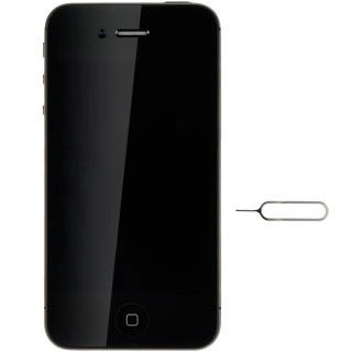 Insert the opener for the SIM holder into the small hole in the SIM holder on the side of your phone.