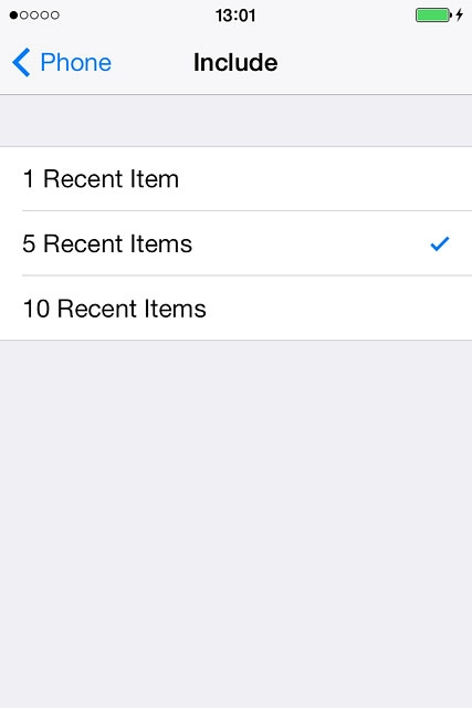 Press the field in the top left corner of the display.Depending on the menu item selected, more settings may be available. Follow the instructions on the display to select the required settings.