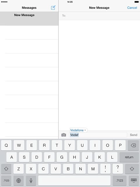 To continue without inserting the suggested word:Press the word suggestion.