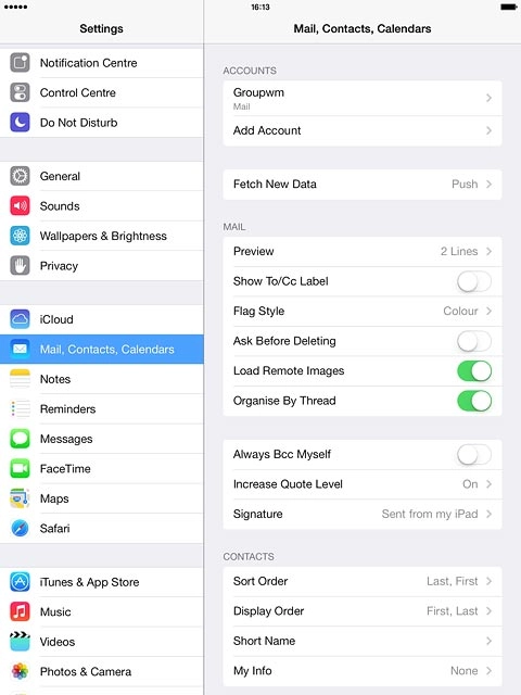 Press Fetch New Data.