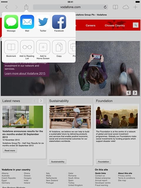 Press Add to Reading List.