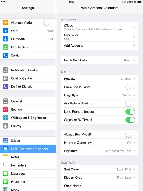 Press Fetch New Data.