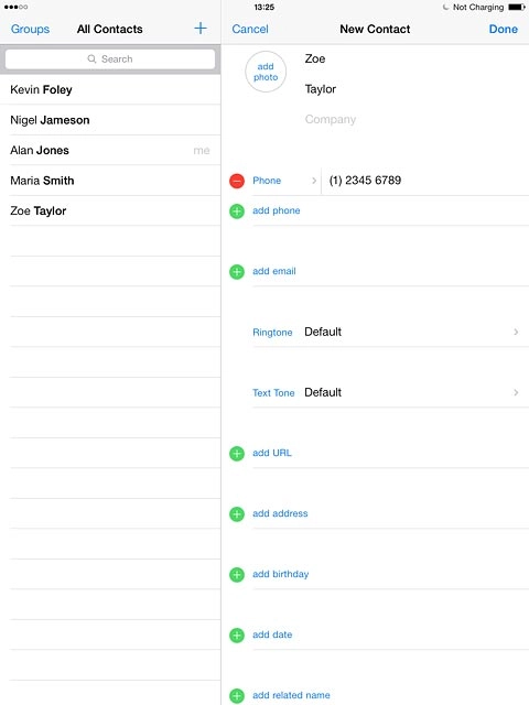 Press add email and key in the required email address.