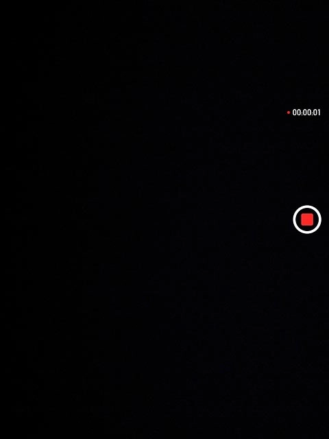 Press the stop icon to stop recording.The video clip is automatically saved.