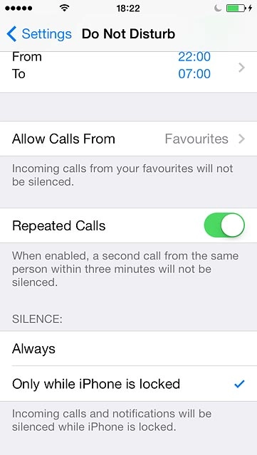 Press Always or Only while iPhone is locked.