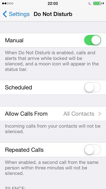 To immediately set your phone to silent mode:Press the indicator next to 