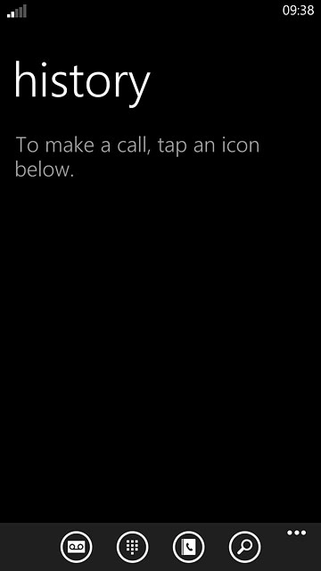 Press the dots in the bottom right corner of the display.