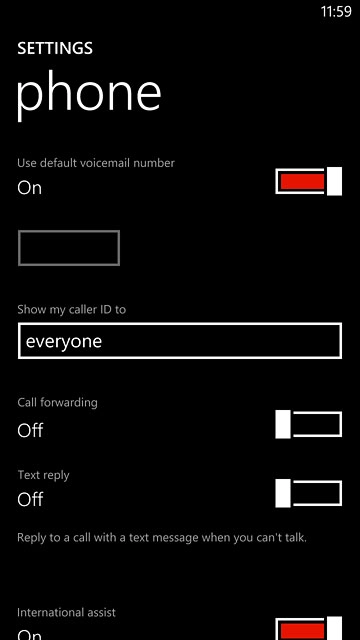 Press the field below 