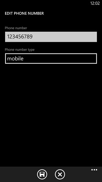 Press the field below 