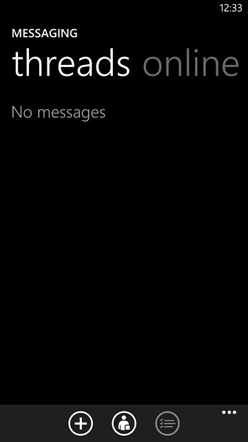 Press the dots in the bottom right corner of the display.