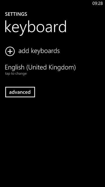 Press add keyboards.