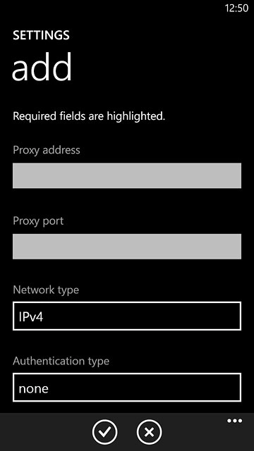 Press the field below 