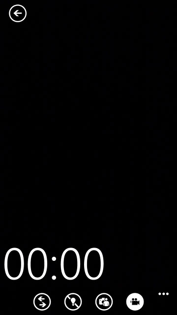 Press the video recorder icon.