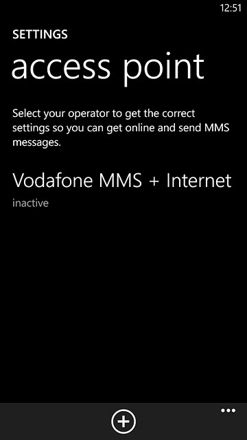 Press the data connection to activate it.