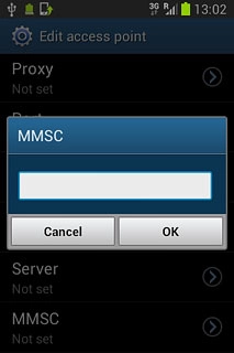 Key in http://pxt.vodafone.net.au/pxtsend and press OK.