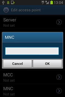 Key in 03 and press OK.
