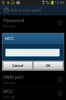 Key in 505 and press OK.