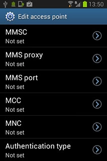 Press Authentication type.
