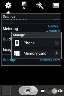 Press Phone or Memory card.